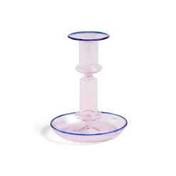 Flare medium ljusstake, Pink-blue