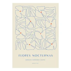 Flores Nocturnas 01 poster, 30x40 cm