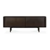 Flow sideboard, Rose brown mahogany, 224x82 cm