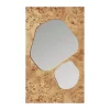 Folia spegel, Natural burl, 82 cm