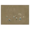 Fotboll poster 50x70 cm, Brun