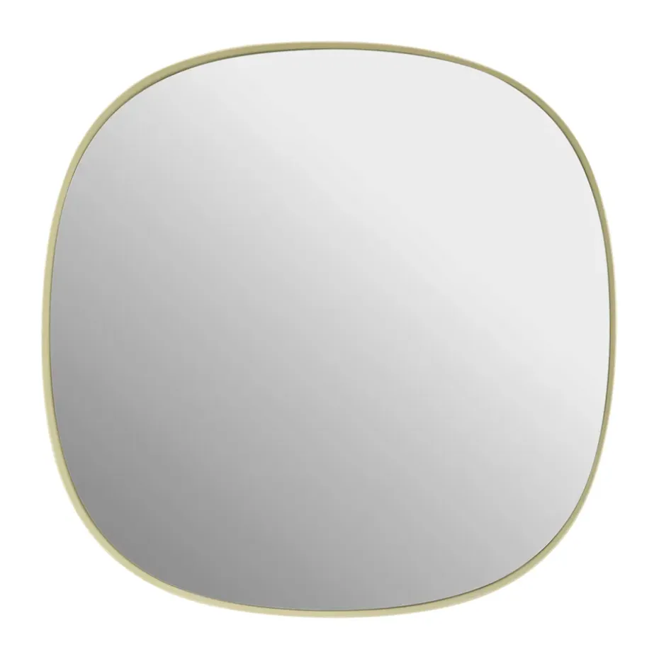 Framed spegel, Light yellow-clear, 40x40 cm
