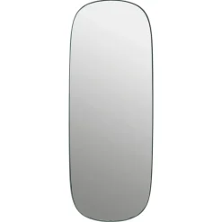 Framed spegel stor, Darkgreen-clear, 118x44,5