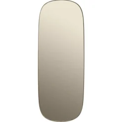 Framed spegel stor, Taupe-taupe, 118x44,5