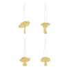 Fungi dekorationshänge 4 delar, Brass