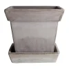 Gaia raw kruka, Grey, 21x21 cm