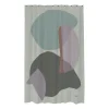 Gallery duschdraperi 150x200 cm, Frost green