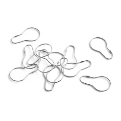 Gardinringar till duschdraperi 12-pack, Chrome