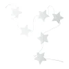 Garland girlang stjärna, White
