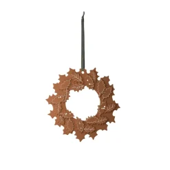 Gingerbread julkrans Ø18.5 cm, Brun