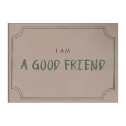 Good friend diploma poster 21x30 cm, Dusty rose