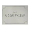 Good friend diploma poster 21x30 cm, Dusty mint