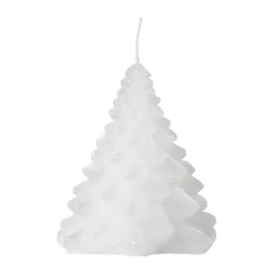 Granny Christmas tree ljus Ø9x10 cm, Pure White