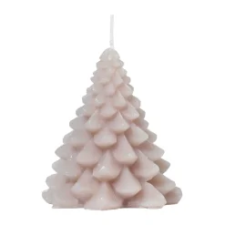 Granny Christmas tree ljus Ø9x10 cm, Linen