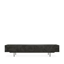 Graphic mediabänk, Black 242 cm