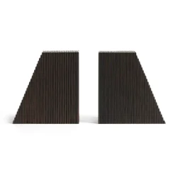 Grooves bokstöd 2-pack, Mahogany dark brown
