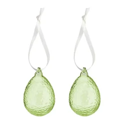 Gry ägg påskhänge 2-pack, Lime