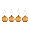 Gry Marble julkula Ø8 cm 4-pack, Cognac