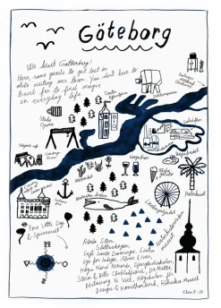 Göteborg poster, 50x70 cm