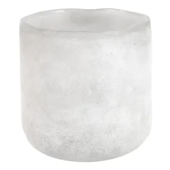 Halde ljuslykta 10 cm, Vit