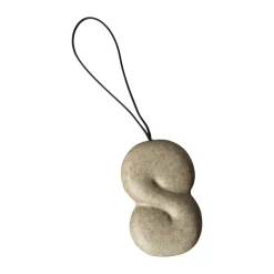 Hanging bun dekorationshänge, Beige