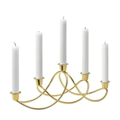 Harmony ljusstake, förgylld