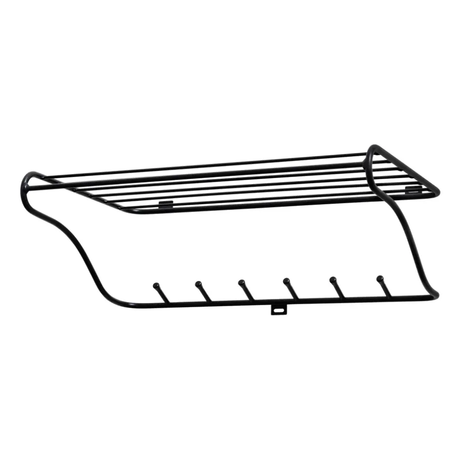 Hat Rack hatthylla, svart