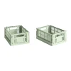 HAY Colour Crate Mini 13x17 cm 2-pack, Mint