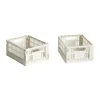 HAY Colour Crate Mini 13x17 cm 2-pack, Off white