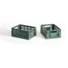 HAY Colour Crate Mini 13x17 cm 2-pack, Sage green