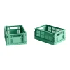 HAY Colour Crate Mini 13x17 cm 2-pack, Dark mint