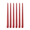 Herrgårdsljus 30 cm 6-pack, Röda glans