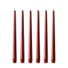 Herrgårdsljus 30 cm 6-pack, Vinröd glans