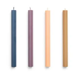 Hexagon Candle ljus mix 4-pack, Dark