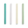 Hexagon Candle ljus mix 4-pack, Pastel