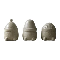Hipster Triplets juldekoration 3-pack, Beige
