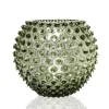 Hobnail Globe vas 18 cm, Olivegreen