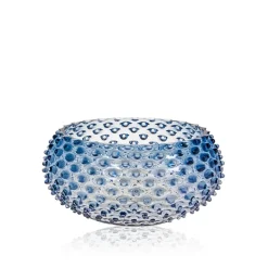 Hobnail Tapas skål 23 cm, Blue smoke