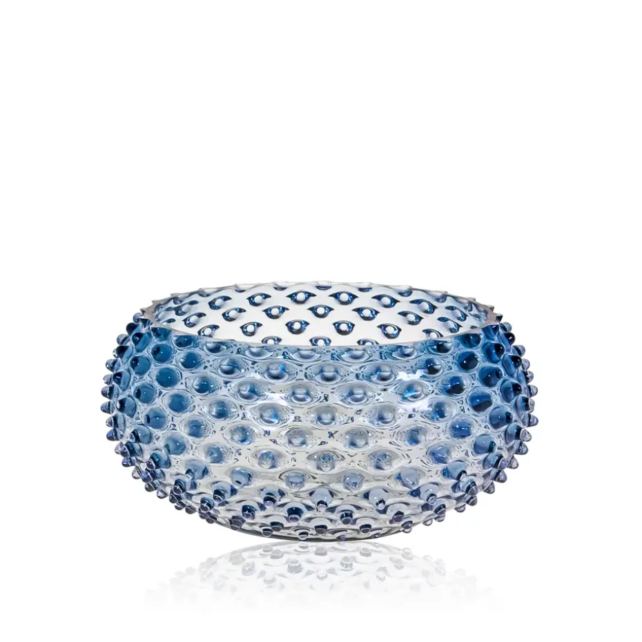 Hobnail Tapas skål 23 cm, Blue smoke