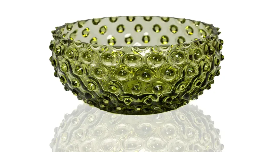 Hobnail Tapas skål 17 cm, Olivegreen