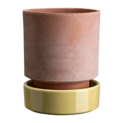 Hoff kruka, Ø18 cm, Raw Rosa-Pale Yellow
