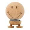 Hoptimist Smiley M figur, Raw oak