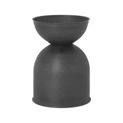 Hourglass kruka liten Ø30 cm, Svart-mörkgrå