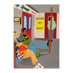 Humans Are Weird poster, 50x70 cm