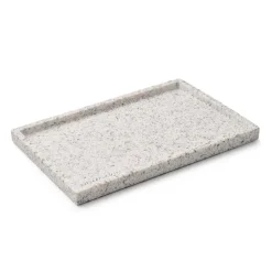 Humdakin Terrazzo bricka 30x20 cm, White-brown
