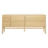 Hylte sideboard 6 lådor 172x73 cm, Ek