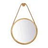 I3 Mossø väggspegel, Oak nature lacquered Ø40 cm