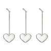 Iittala glashjärta, Klar, 5 cm, 3-pack