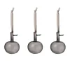 Iittala glasäpple Ø6 cm 3-pack, Grå