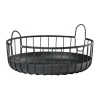 Inu korg Ø38x18 cm, Black